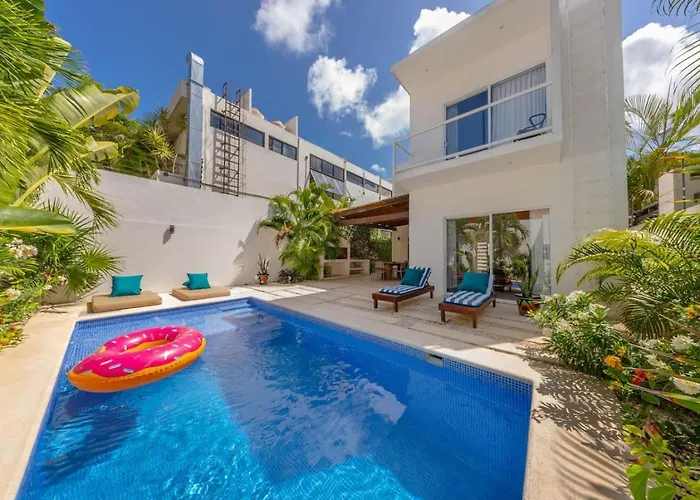 Villa Casa Kinam Chic 4br W Pool In La Veleta Tulum